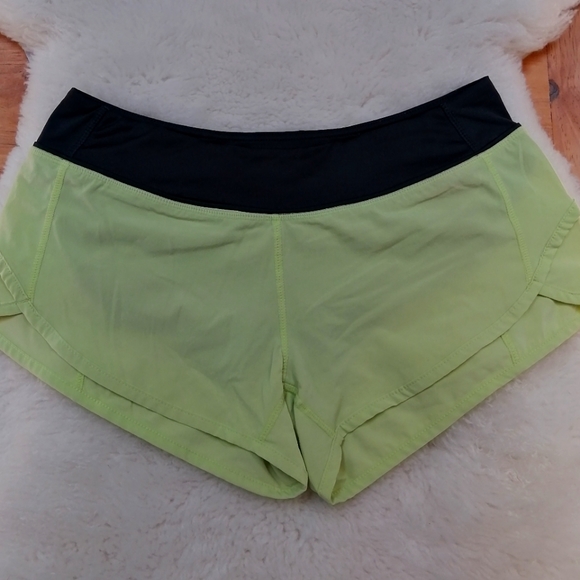 Kyodan Pants - Kyodan Cheeky Athletic Short Shorts Lime Green